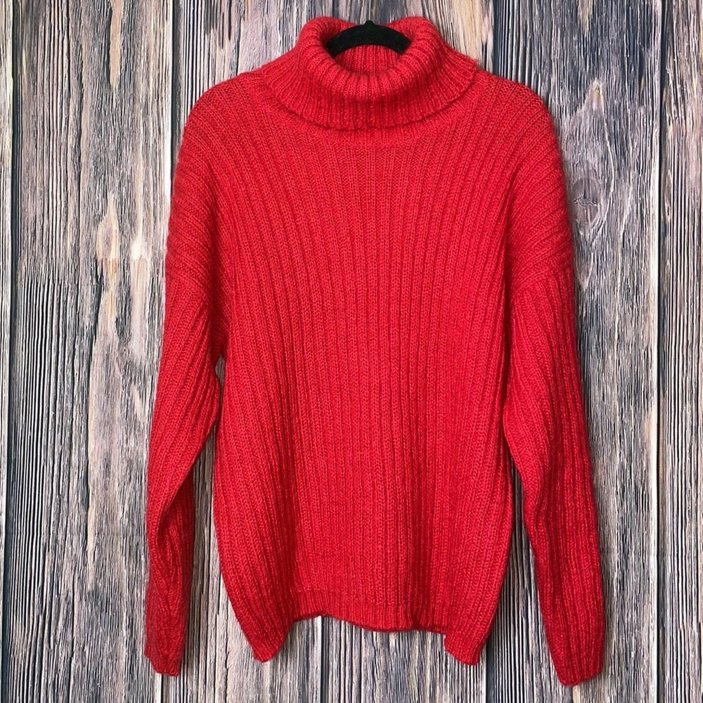 Vintage PAUL HARRIS Mohair WOMEN SWEATERS Size M Color Red